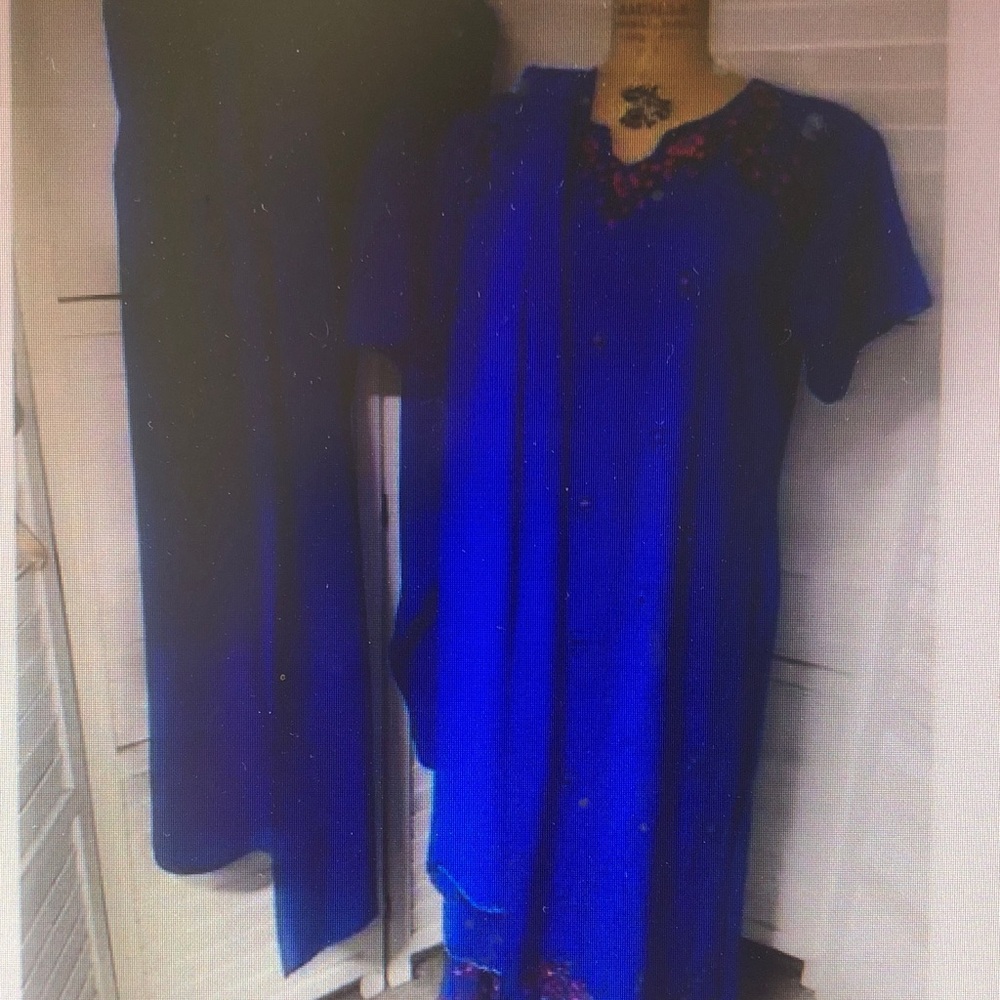 Vibrant Blue Traditional Dress Set